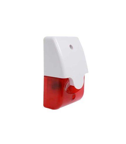 Tos-0103 Dâhili Siren Beyaz Kasa, Kırmızı Flaşör Penceresi