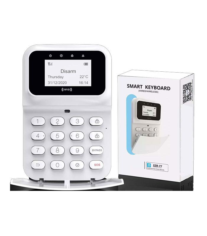 szr-77 Szr-77 Kablosuz Keypad/ Tuş Takımı Lityum Pilli - Görsel 1